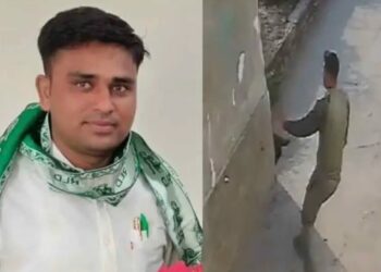 रालोद नेता की हुई अचानक मौत का CCTV फुटेज आया सामने, खड़े खड़े आया चक्कर बेसुध होकर गिरे