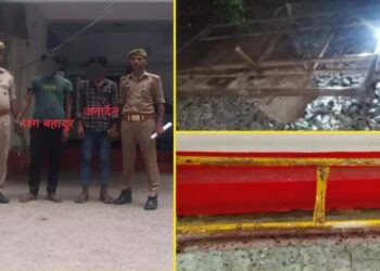 जनार्दन और जंगबहादुर पांडे ने रखा था रेलवे ट्रैक पर लोहे का ढांचा, ड्राइवर की सूझ बूझ से टला बड़ा हादसा, लखनऊ पुलिस ने खोला राज़