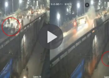 चलती कार में ड्राइवर को आया हार्ट अटैक.फ्लाईओवर पर हुआ मौत का तांडव, कई गाड़ियों को मारी टक्कर