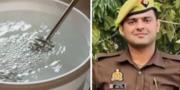 इमर्शन राॅड में आया करंट सिपाही की हुई मौत, आगरा के मलपुर थाने की घटना