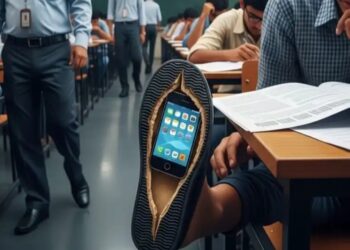 ‘मुन्नाभाई’ की अनोखी करामात पर फ़ेल हुआ प्लान, चप्पल के तलवे से निकला स्मार्टफोन, बसा रखा था पूरा कंट्रोल रूम